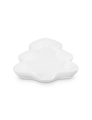 NOEL TREE SPOON REST 14CM WHITE