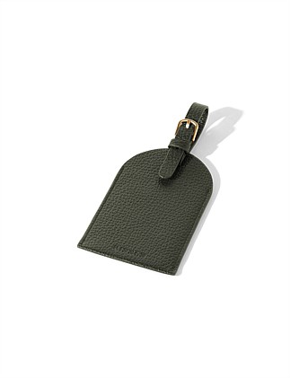 HALE LUGGAGE TAG OLIVE GREEN