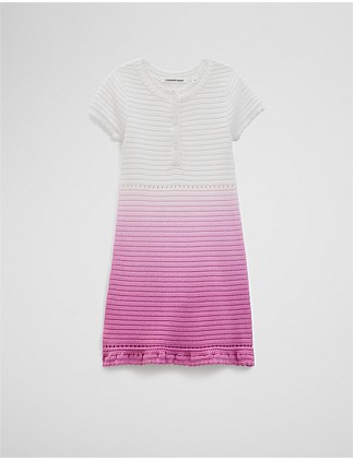 Organically Grown Cotton Ombre Knit Dress