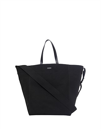 CANVAS & NEW CALF UTILITY TOTE LG WITHOUT POCKET