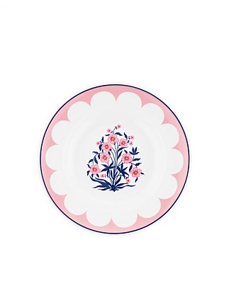 JAIPUR SOUP PLATE 23CM SET OF 2 PINK/BLUE