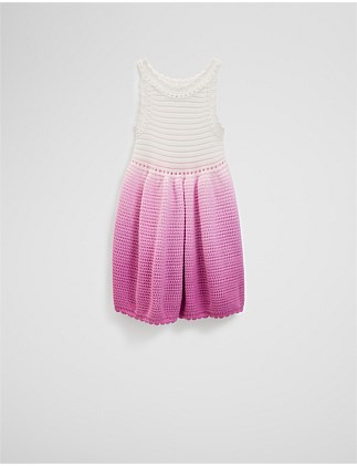 Organically Grown Cotton Ombre Knit Dress