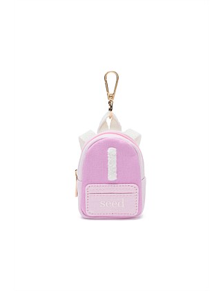 MINI BACKPACK INITIAL KEYRING