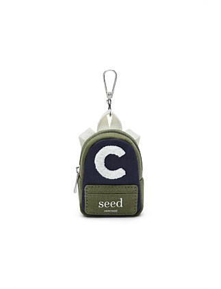 MINI BACKPACK INITIAL KEYRING