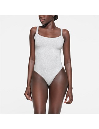 COTTON JERSEY SCOOP NECK BODYSUIT