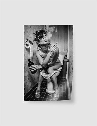 Smoke Break 50 x 70 Unframed Print