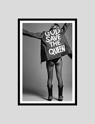 God Save The Queen 120 x 80 Framed Print