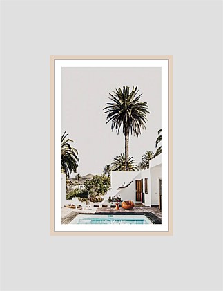 Palm Vacation A3 Framed Print