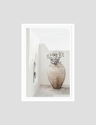 Coastal Urn A4 Framed Print