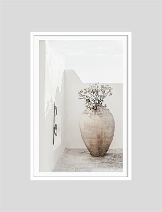 Coastal Urn 50 x 70 Framed Print