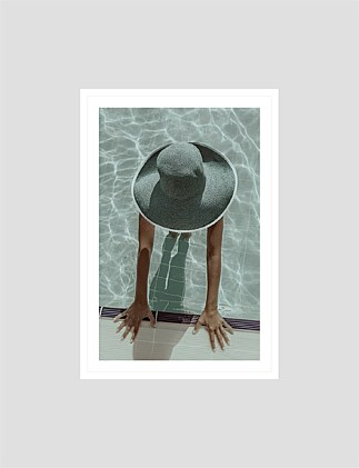 Pool Day A4 Framed Print