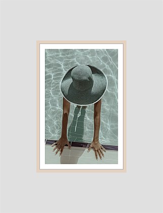 Pool Day A3 Framed Print