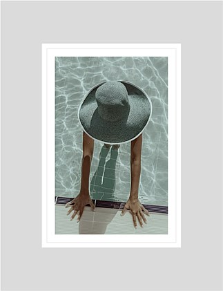 Pool Day 50 x 70 Framed Print