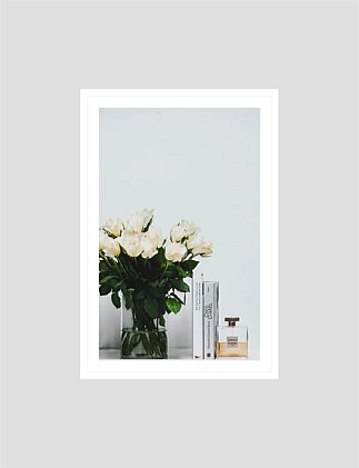 Fashion Flowers A4 Framed Print