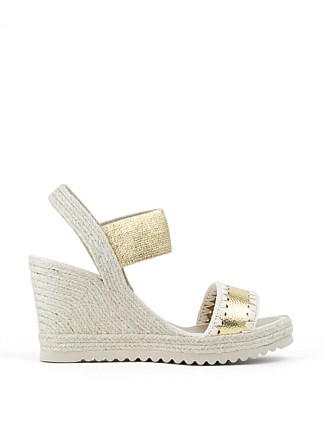 MINERVA STITCHED ELASTIC ESPADRILLE