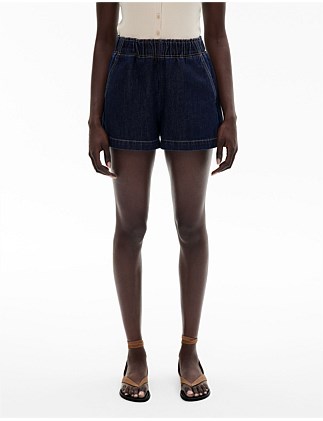 Denim Pull On Short