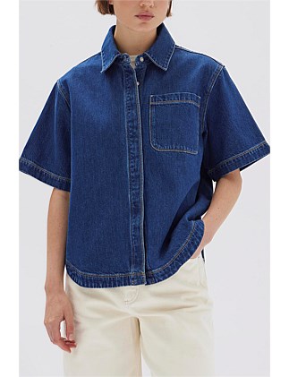 Marlow Boxy Denim Shirt Heritage Blue