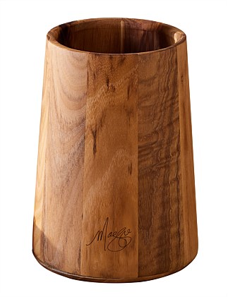 MAGGIE LIVING TEAK UTENSIL HOLDER