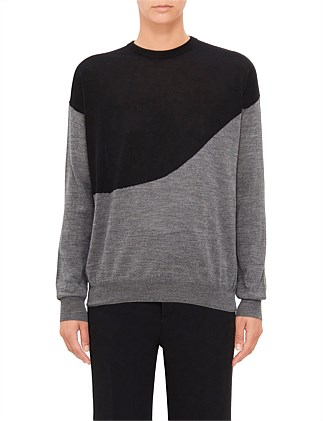 LONG SLEEVE CREW NECK KNIT