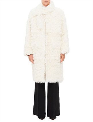 SHEARLING MAXI COAT