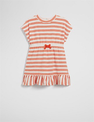 GOTS-Certified Organic Terry Stripe Dress