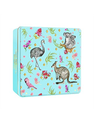 VPC Butter Shortbread Tin - Aus Animals (Blue) 180g