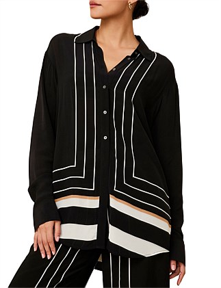 THE OBERT TOP - BLACK BORDER