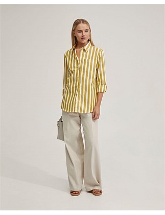 ARIEL STRIPED COTTON SHIRT