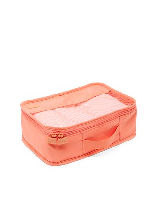 TRAVEL LUGGAGE ORGANISER SMALL APRICOT