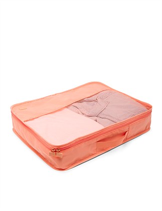 TRAVEL LUGGAGE ORGANISER LARGE APRICOT