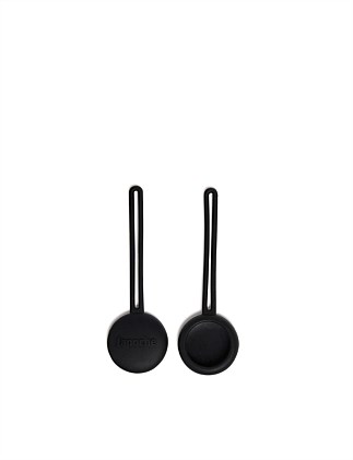 AIRTAG HOLDER SET OF 2 BLACK