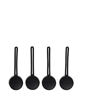 AIRTAG HOLDER SET OF 4 BLACK