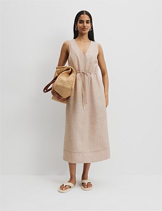 Linen Midi Dress