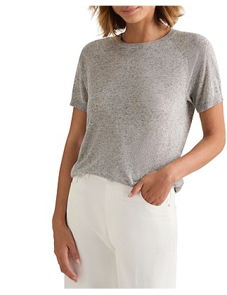 ULLIE LINEN MIX TEE