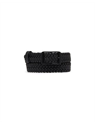 YOKI WOVEN LEATHER BELT