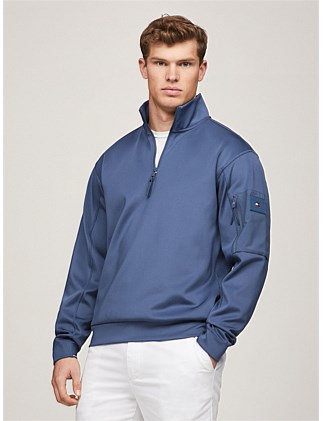 1/2 Zip Scuba Sweatshirt