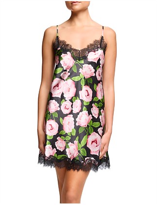 SILK SCARLETT PRINT CHEMISE