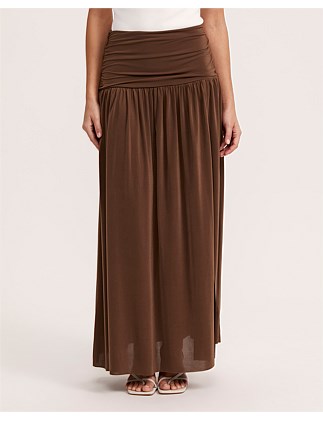 SERENA ROUCHED MAXI SKIRT