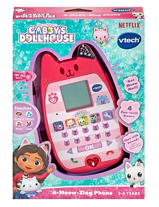 VTech Gabby's Dollhouse A-Meow-Zing Phone