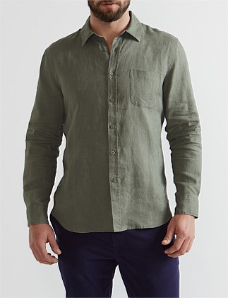 LONG SLEEVE LINEN SHIRT