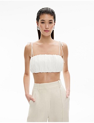 Gathered Crop Bodice