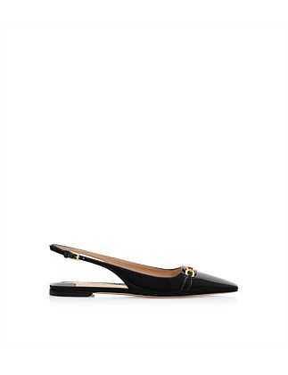 PATENT LEATHER SLINGBACK