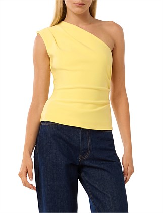 CECILIA TUCK SHOULDER TOP