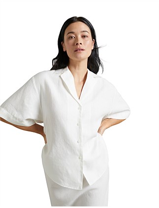 LINEN SHORT SLEEVE SHIRT