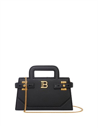 B-BUZZ SMALL TOP HANDLE-GRAINED LEATHER