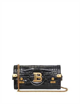 B-BUZZ POUCH 23-CALFSKIN EMB CROCO