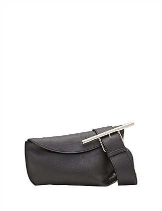 GRAINY CALF LEATHER SLING CROSSBODY BAG