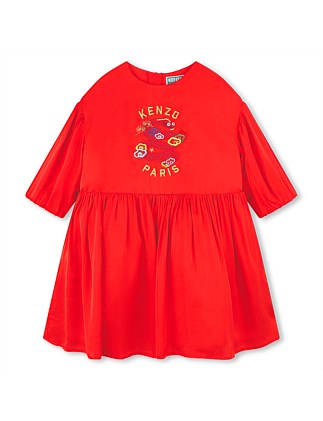 BALLOON SLEEVED DRESS (4Yrs)