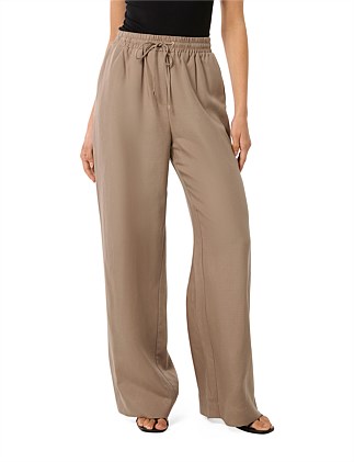 PHOEBE LINEN STRAIGHT LEG PANTS