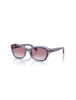 Irregular VIOLET GREY GRADIENT VIOLET Sunglasses